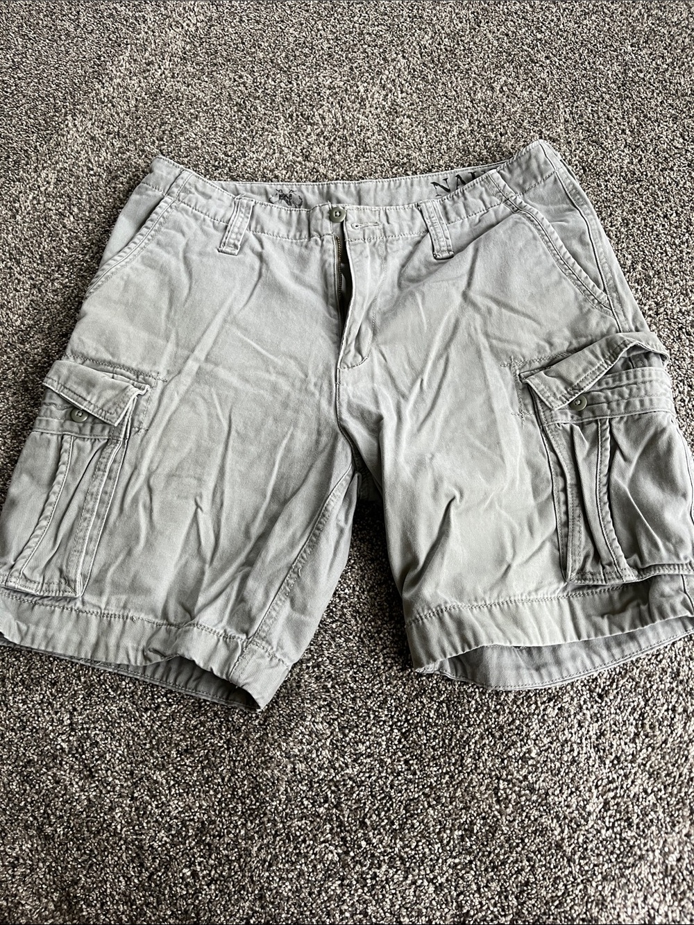 Nautica Men's Gray Cargo Shorts - Casual Utility